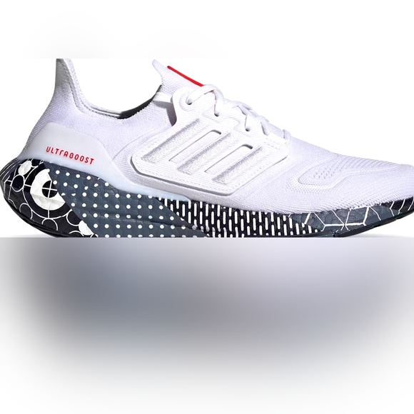 adidas Other - Adidas Ultra Boost 22 Patchwork Graphic Mens Size 6.5 Cloud White GW6912